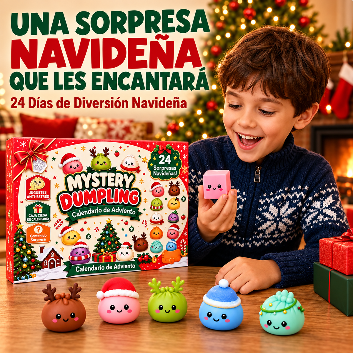 NaviLand™ Dumpling Squishy Advent Calendar