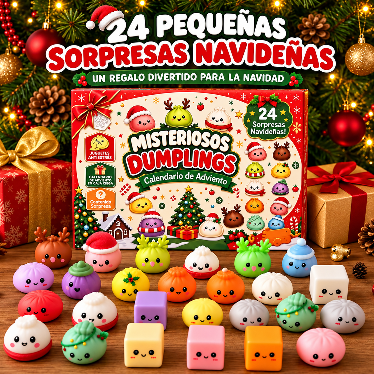 NaviLand™ Dumpling Squishy Advent Calendar